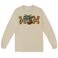 Mushroom Western Mom Red Angus Cow Long Sleeve Tee - LillyAllenDesigns