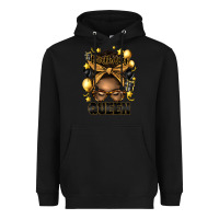Black birthday queen afro messy bun Heavyweight Hoodie - Artiststas