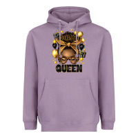 Lavender birthday queen afro messy bun Heavyweight Hoodie - Artiststas