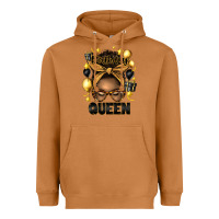 Meerkat birthday queen afro messy bun Heavyweight Hoodie - Artiststas