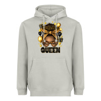Moon Dust birthday queen afro messy bun Heavyweight Hoodie - Artiststas