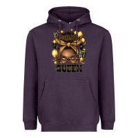 Plum birthday queen afro messy bun Heavyweight Hoodie - Artiststas