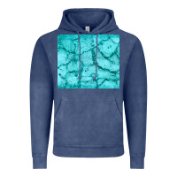 Vintage Denim turquoise glitter Vintage Hoodie - JahusDesignShop