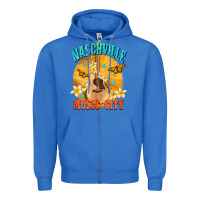 True Royal naschville music city Zipper Hoodie - NancyCooperArtShop