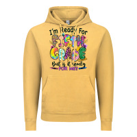 Vintage Mustard I'm ready for fifth grade but is it ready for me Vintage Hoodie - RanaPortraitStore