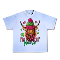 Grape Ice i'm freakin freezin pink christmas long haired cow Urban Heavy Tee - Jasminsmagicworld