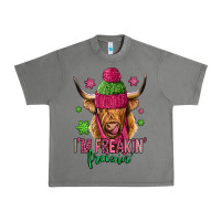 Tornado i'm freakin freezin pink christmas long haired cow Urban Heavy Tee - Jasminsmagicworld