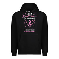 Black I am a Breast Cancer Survivor What is Your Superpower Premium Hoodie - Bettercallsaul