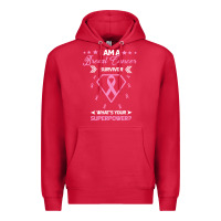 Cardinal I am a Breast Cancer Survivor What is Your Superpower Premium Hoodie - Bettercallsaul