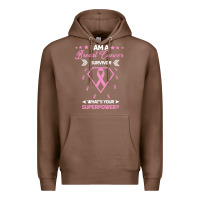 Chestnut I am a Breast Cancer Survivor What is Your Superpower Premium Hoodie - Bettercallsaul