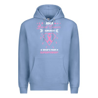 Colony Blue I am a Breast Cancer Survivor What is Your Superpower Premium Hoodie - Bettercallsaul