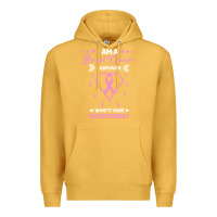 Mustard I am a Breast Cancer Survivor What is Your Superpower Premium Hoodie - Bettercallsaul