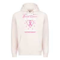 Pale Pink I am a Breast Cancer Survivor What is Your Superpower Premium Hoodie - Bettercallsaul