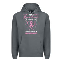 Rock I am a Breast Cancer Survivor What is Your Superpower Premium Hoodie - Bettercallsaul