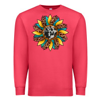 Cardinal sunflower cowhide leopard Premium Sweatshirt - Artiststas