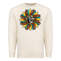 Sandshell sunflower cowhide leopard Premium Sweatshirt - Artiststas