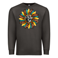 Smoke sunflower cowhide leopard Premium Sweatshirt - Artiststas