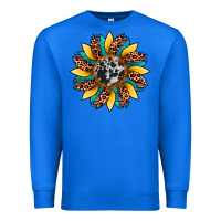 True Royal sunflower cowhide leopard Premium Sweatshirt - Artiststas