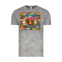 Cloud Rock just a little moody long haired cow Vintage Tee - Jasminsmagicworld
