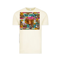 Vintage Arctic just a little moody long haired cow Vintage Tee - Jasminsmagicworld