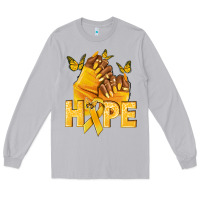 Moon Dust hope yellowribbonchildhood cancer nails Long Sleeve Tee - NancyCooperArtShop