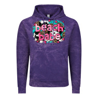 Cloud Purple beach babe Vintage Hoodie - AdoDesignShop