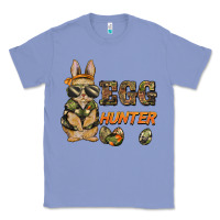 Colony Blue easter egg hunter rabbit bunny Classic Tee - BarkalooDesign