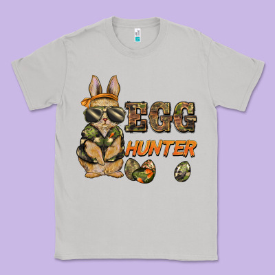 Easter Egg Hunter Rabbit Bunny Classic Tee Designed By Barkaloodesign