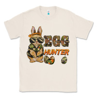 Natural easter egg hunter rabbit bunny Classic Tee - BarkalooDesign