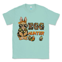 Seafoam easter egg hunter rabbit bunny Classic Tee - BarkalooDesign