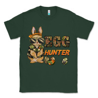 Sports Green easter egg hunter rabbit bunny Classic Tee - BarkalooDesign