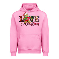 Fuchsia Pink love christmas gingerbread Urban Hoodie - CowGirlArtShop