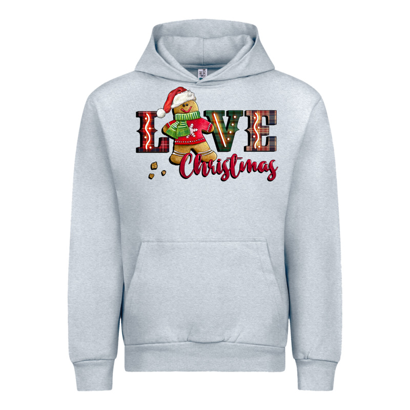 Love Christmas Gingerbread Urban Hoodie by CowGirlArtShop | Teevron