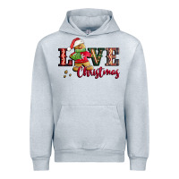 Heather Grey love christmas gingerbread Urban Hoodie - CowGirlArtShop