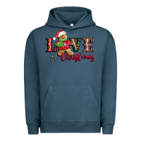 Pigment Midnight Navy love christmas gingerbread Urban Hoodie - CowGirlArtShop