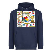 Navy autism Heavyweight Hoodie - Artiststas