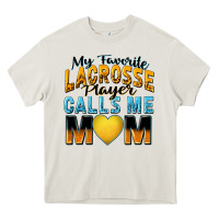 Cream my favorite lacrosse player calls me mom Heavy Core Tee - Zillion Design Studio