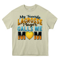Mossy my favorite lacrosse player calls me mom Heavy Core Tee - Zillion Design Studio