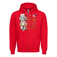 Red patience a dash of kindness Zipper Hoodie - NancyCooperArtShop