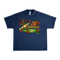 Navy let`s celebrate with beer bottles Urban Heavy Tee - AdoDesignShop