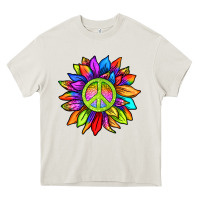 Cream pride sunflower Heavy Core Tee - texasbilliewilder