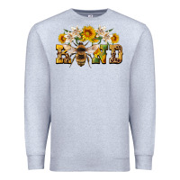 Heather Grey bee kind Premium Sweatshirt - Artiststas