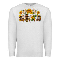 Oatmeal Heather bee kind Premium Sweatshirt - Artiststas
