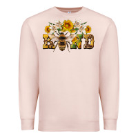 Pale Pink bee kind Premium Sweatshirt - Artiststas