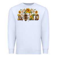 White bee kind Premium Sweatshirt - Artiststas