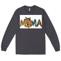 Smoke Western Cow Red Angus Mama Long Sleeve Tee - LillyAllenDesigns