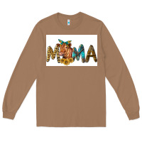Toasted Coconut Western Cow Red Angus Mama Long Sleeve Tee - LillyAllenDesigns