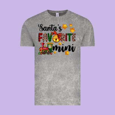Santa's Favorite Mini Vintage Tee Designed By Adodesignshop