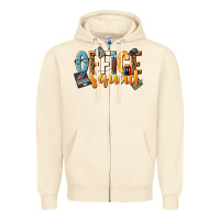 Sandshell office squad Zipper Hoodie - NancyCooperArtShop