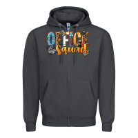 Smoke office squad Zipper Hoodie - NancyCooperArtShop